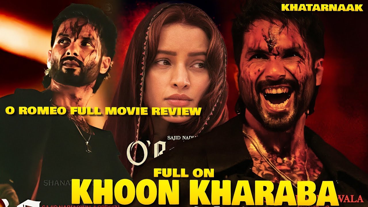 O Romeo Movie Review|O'Romeo Movie Review|O Romeo Review|Shahid Kapoor|Vishal Bharadwaj #bollywood