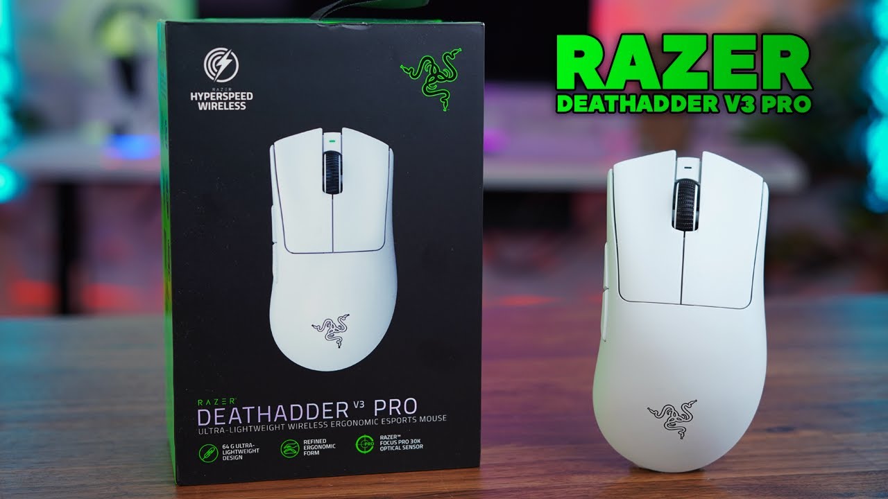 Распаковка и тестирование Razer Deathadder Pro V3