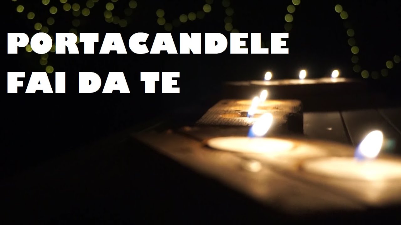 Come realizzare un portacandele in legno riciclato FaiDaTe