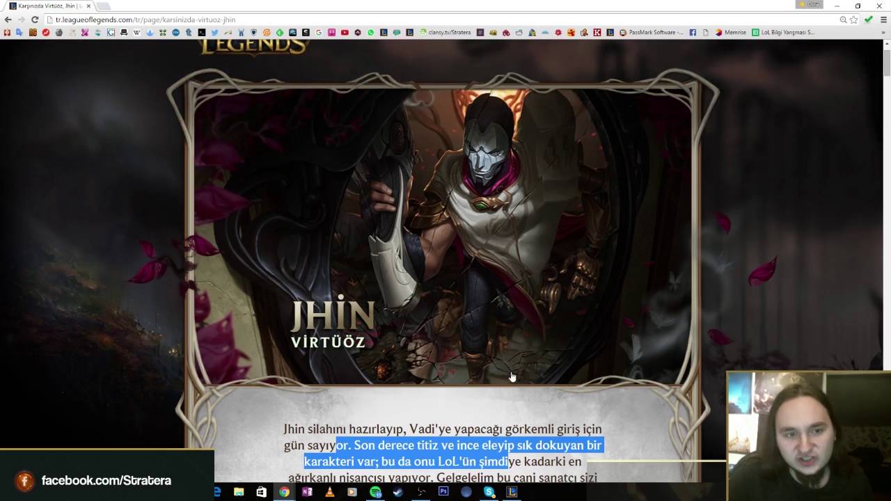 LoL | Karşınızda Jhin , Virtüöz | Yetenekleri