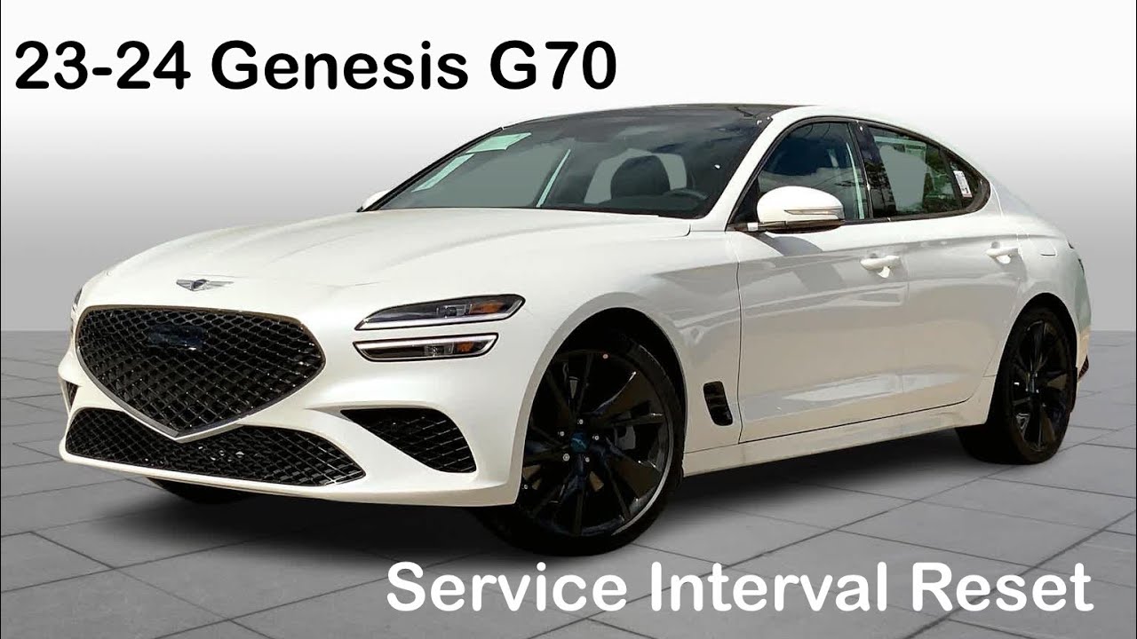 2023-2024 Hyundai Genesis G70 Service Interval Reset How To 23 24