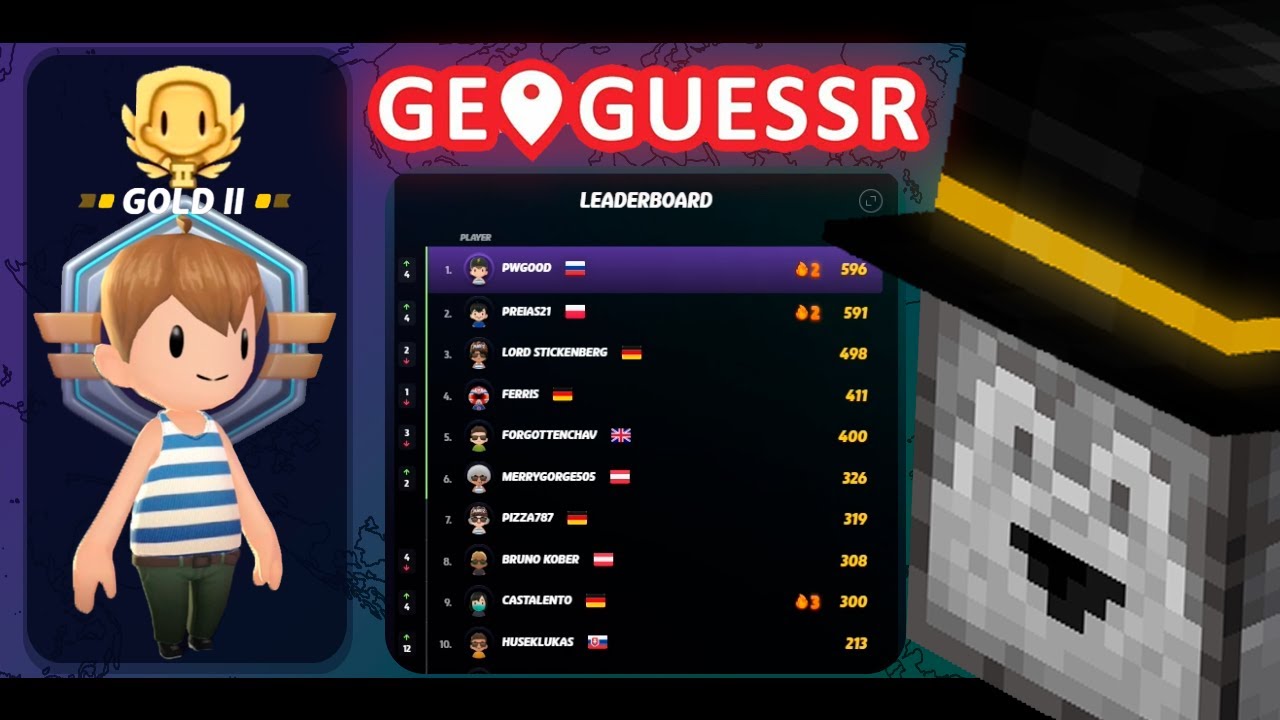 ПУГОД РАЗНОСИТ ЗОЛОТУЮ ЛИГУ ГЕОГЕССЕРА? | GeoGuessr