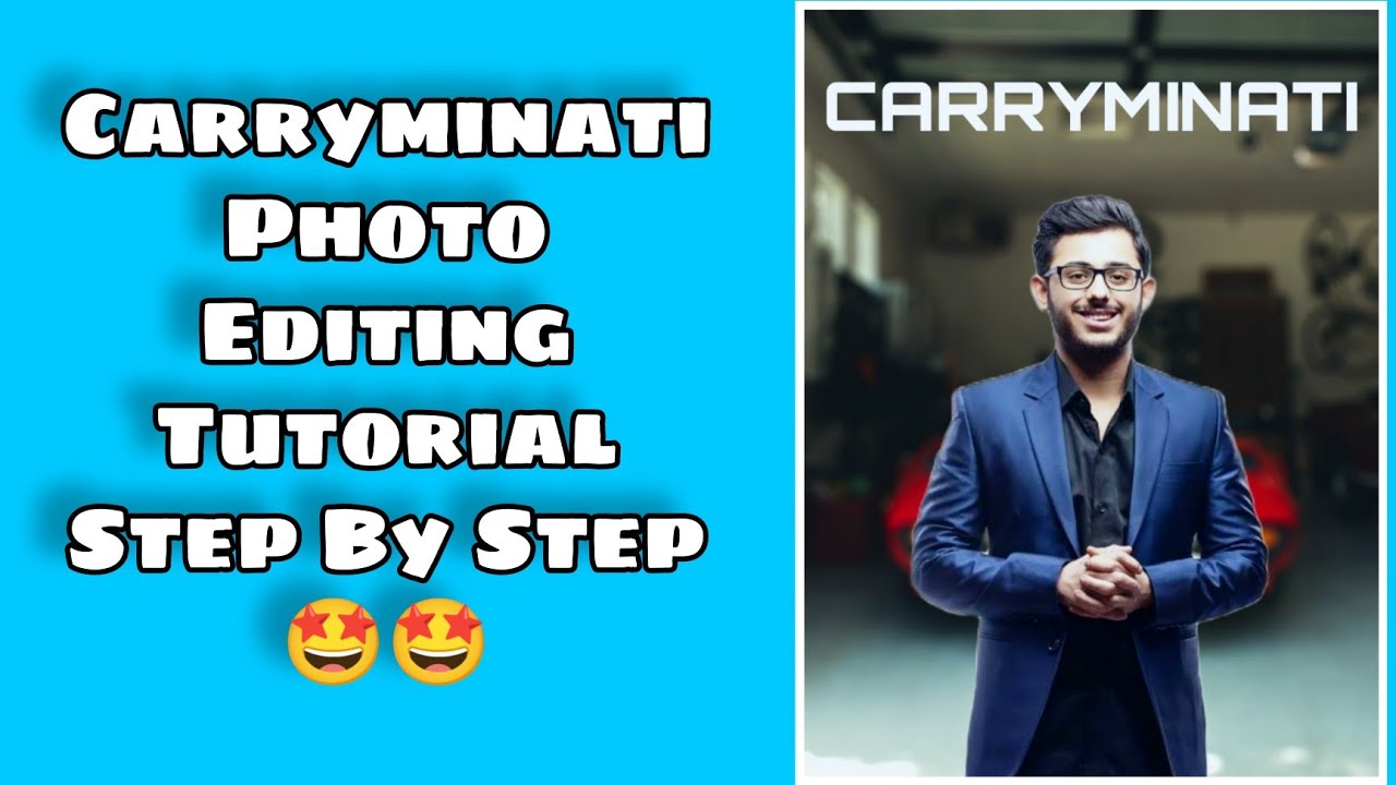 Carryminati - 2021 || PicsArt Photo Editing | PicsArt manipulation editing tutorial