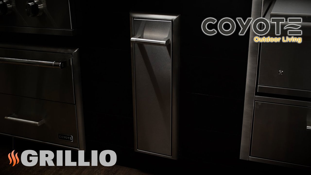 Organize Your Outdoor Cooking: Coyote 9&rdquo; Stainless Steel Spice Rack | Shop Grillio.com