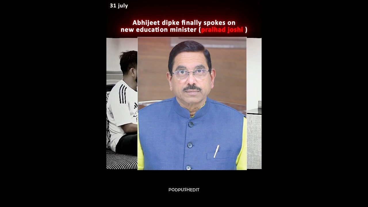 Sparking controversy after Abhijeet's comments on the education minister 😡😱| #cjpprotest #pralhad...