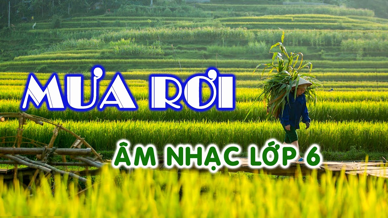 Mưa rơi karaoke | Âm nhạc lớp 6 | KẾT NỐI TRI THỨC| Beat Hà Lực |