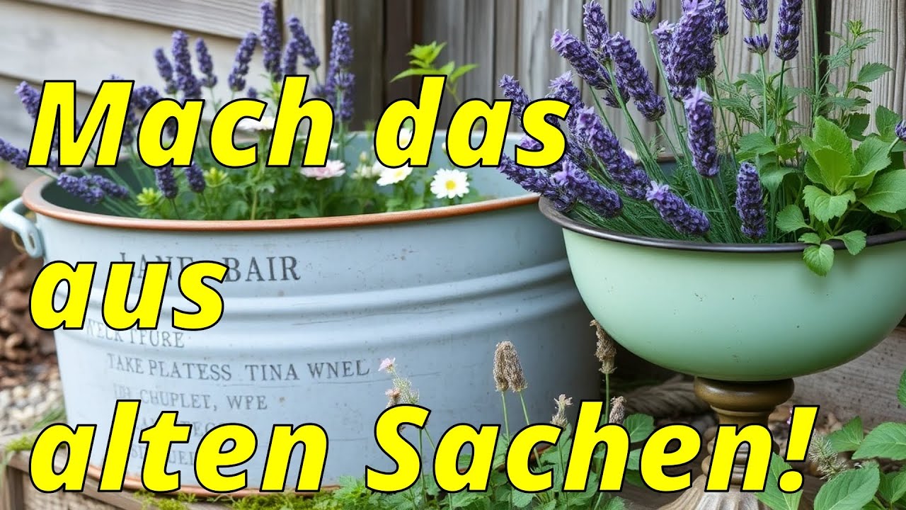 Vintage Ideen für deinen Garten, die sofort Charme versprühen