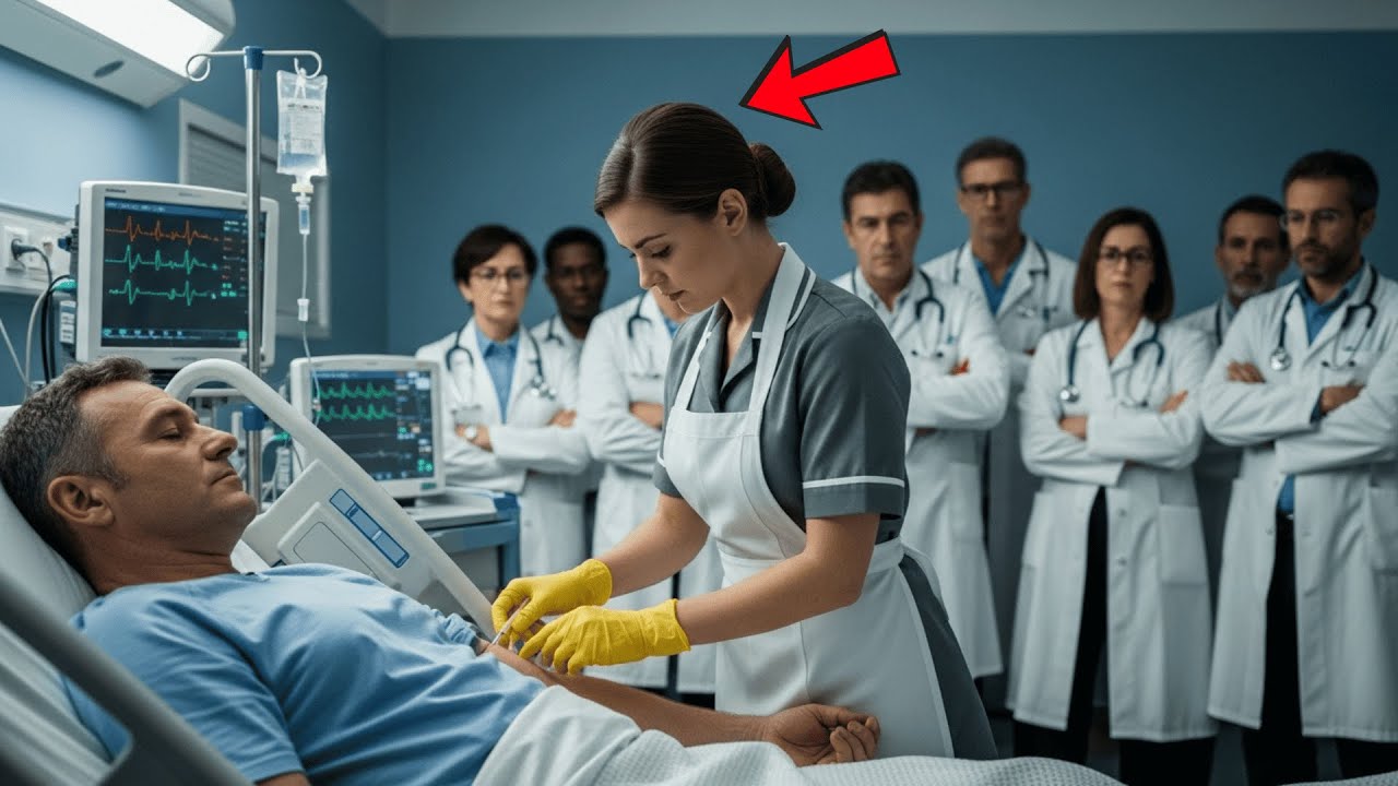 20 Médecins Échouent À Sauver Un Milliardaire… Une Femme De Ménage Voit Ce Qu’ils Ont Oublié Vite!