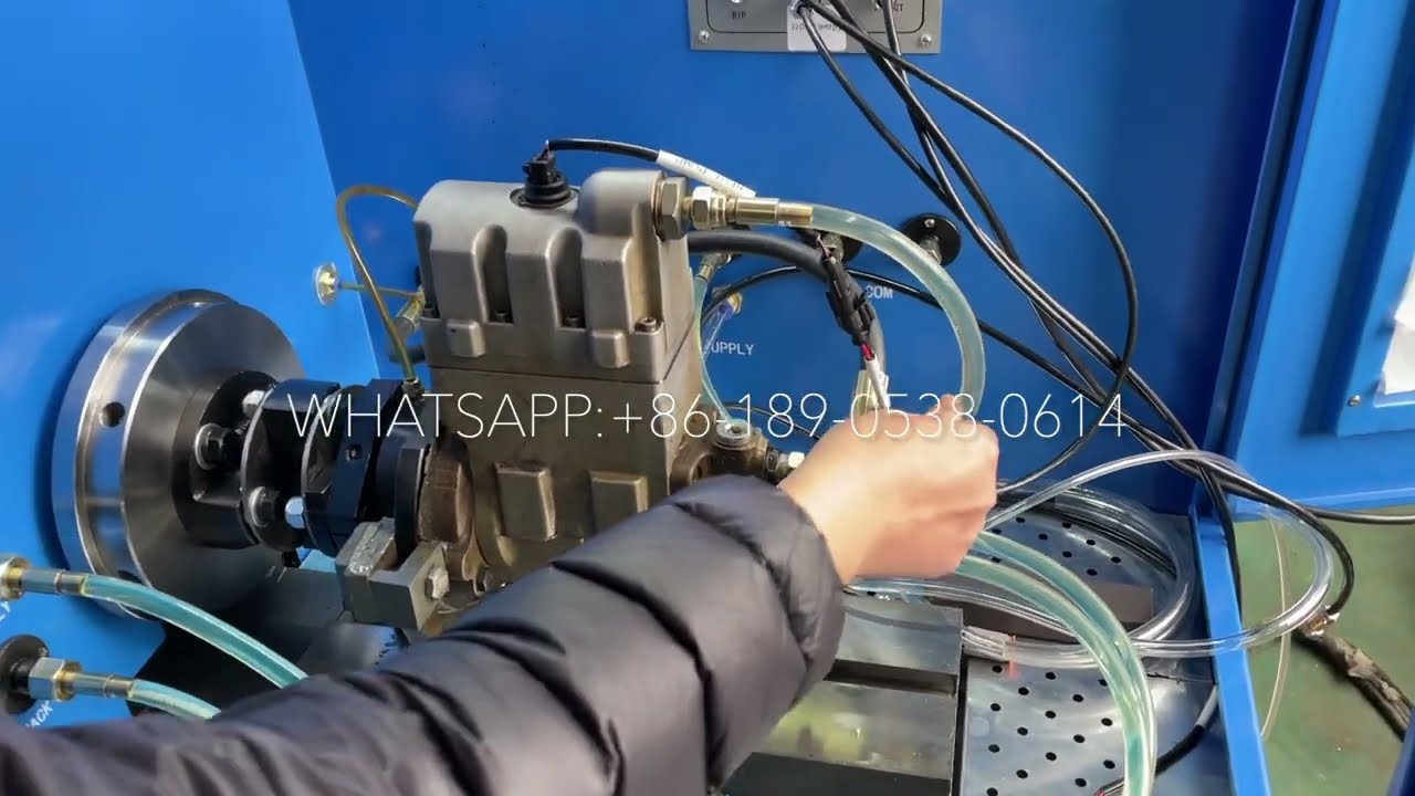 Common rail test bench - HEUP Caterpillar CAT C7 C9 pump testing