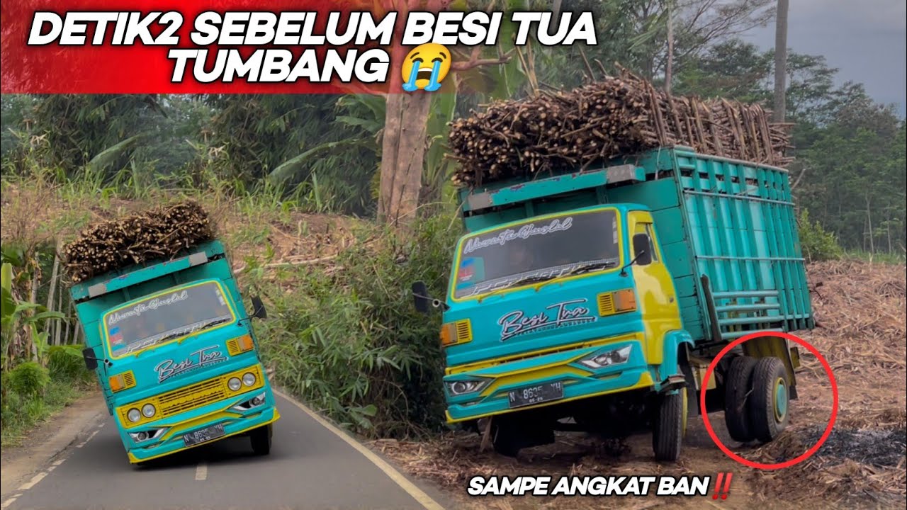Semua panik‼️Detik2 sebelum besi tua terguling 😭 (Selamet semua ada)