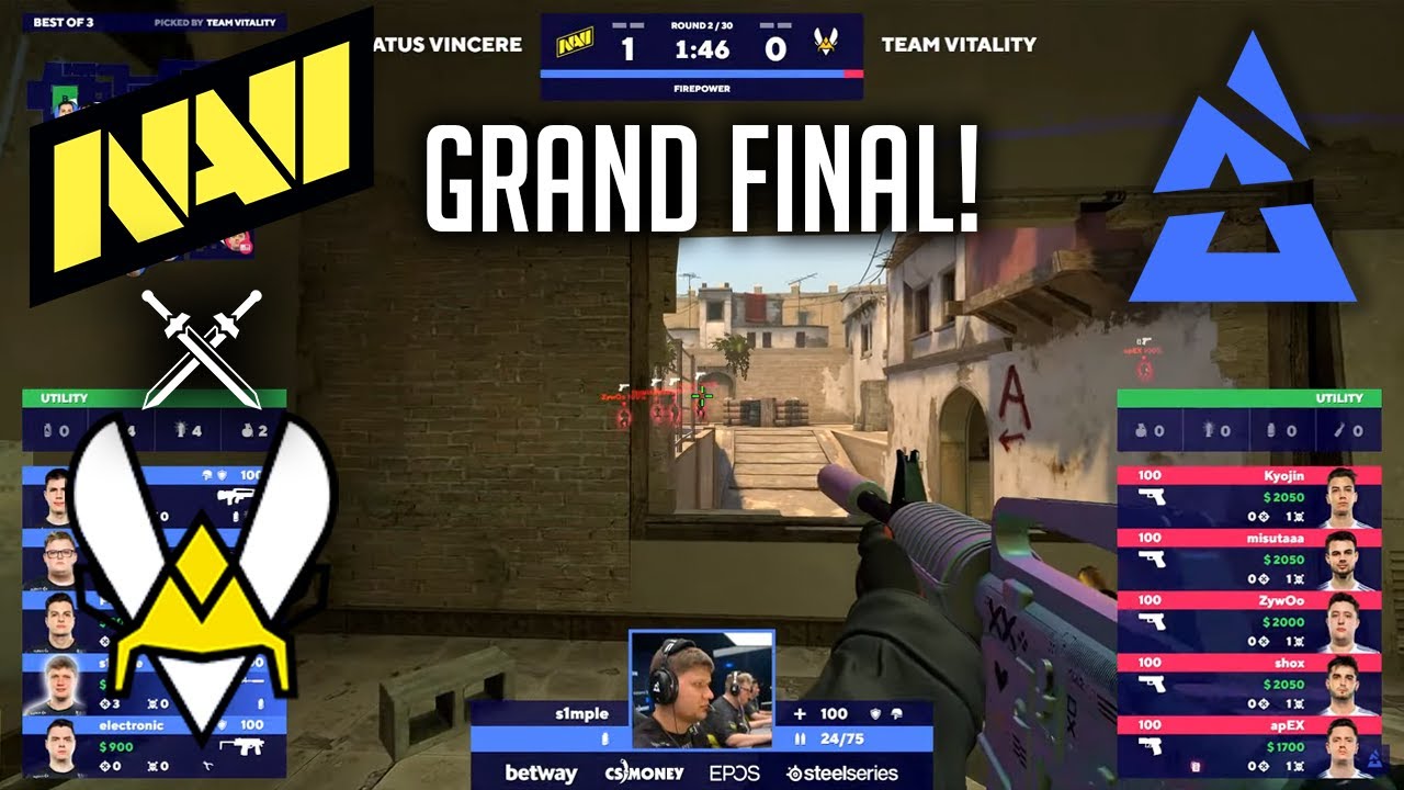 GRAND FINAL - Na'Vi vs Vitality - HIGHLIGHTS - BLAST Premier - Fall Final | CSGO