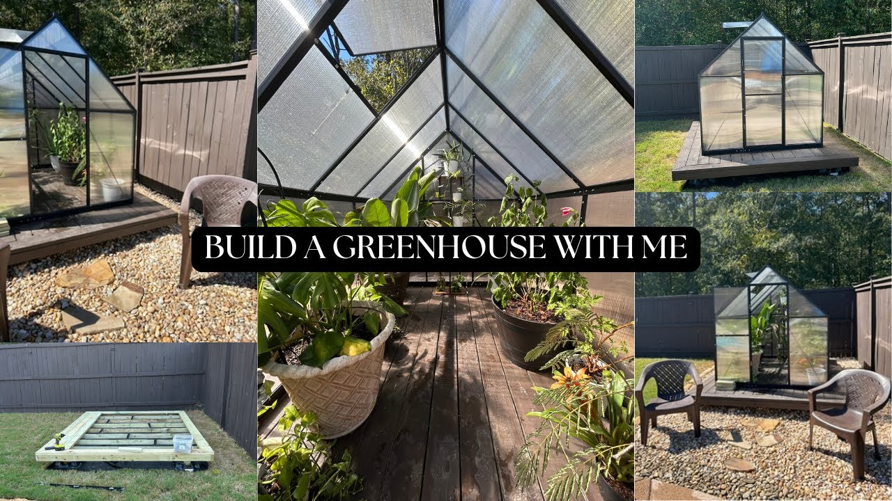 BUILD A GREENHOUSE WITH ME AND MY FIANCÉ