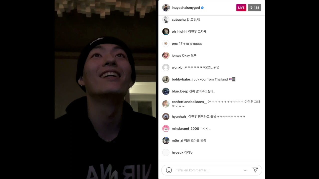 211020 (1st) Lee Inwoo (이인우) IG live | @ inuyashaismygod | 혁오 HYUKOH