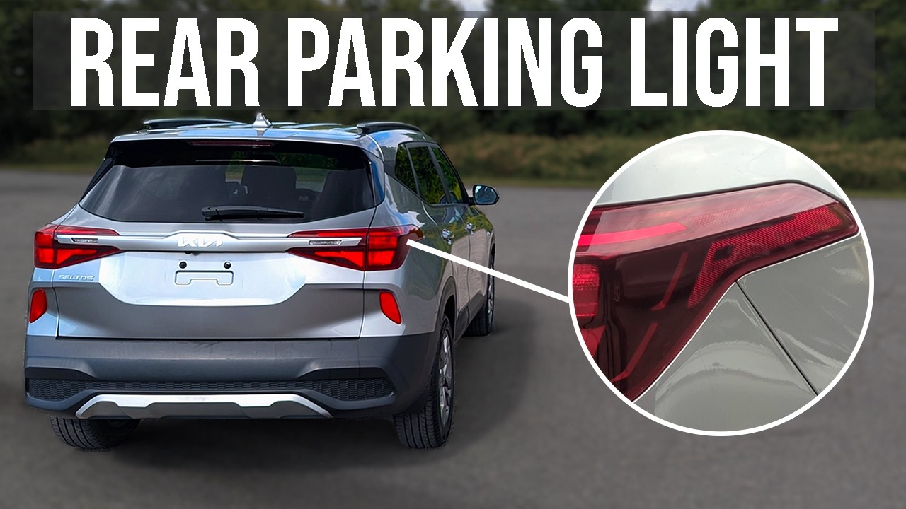 How to Replace Rear Parking / Side marker Light Bulb - Kia Seltos (2021-2023)