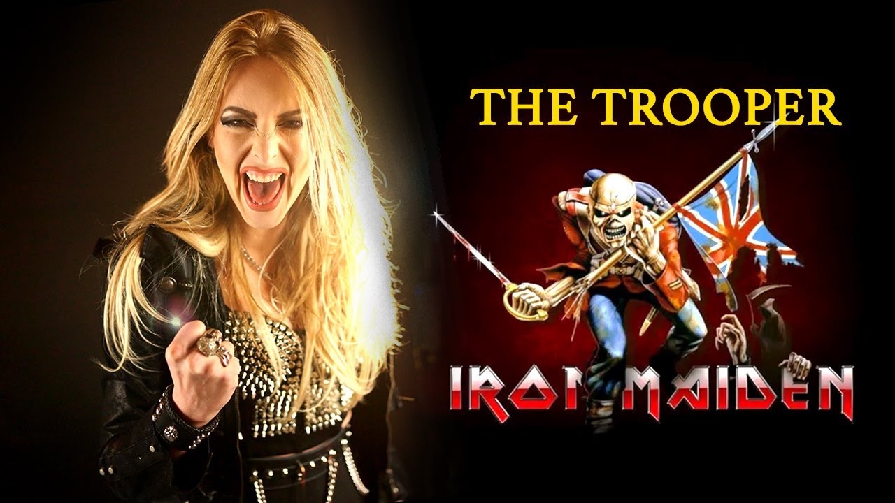 IRON MAIDEN - The Trooper cover (ft. Courtney Cox)