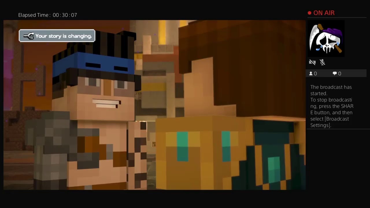 Playing minecraft again part 7 Fire golm impposble 100 present