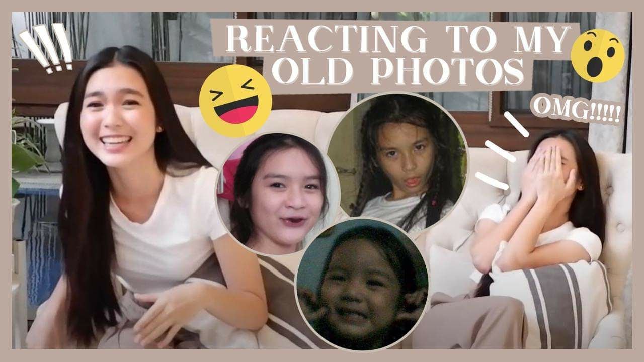 REACTING TO MY OLD PHOTOS | Francine Diaz