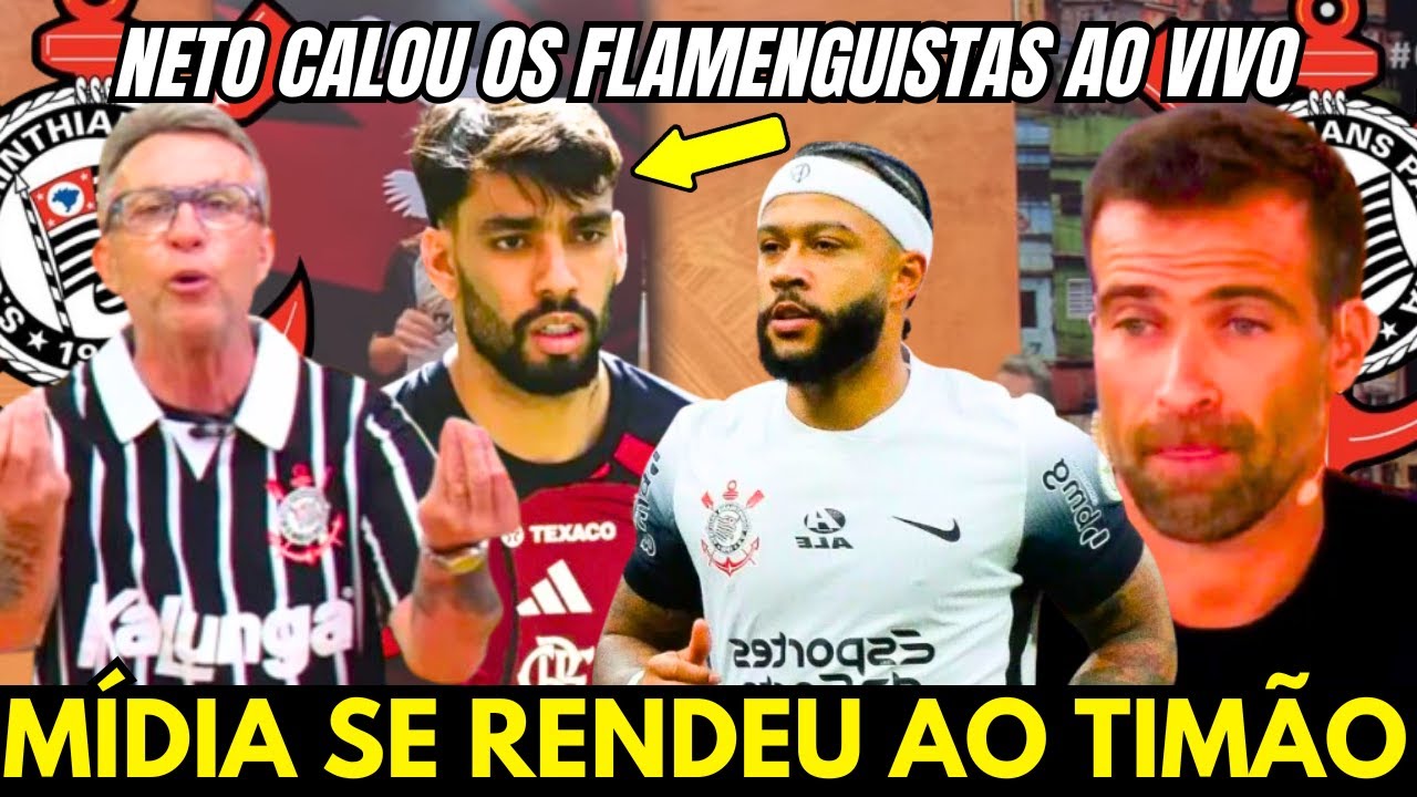 🚨NETO MANDOU RECADO PROS ANTIS AO VIVO !! TEM QUE RESPEITAR O CORINTHIANS