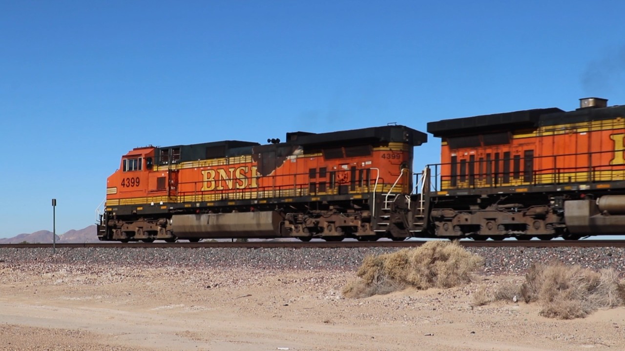 BNSF Compilation 225 Cajon and Needles Sub Action