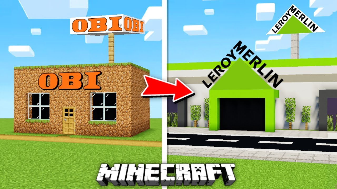 Poprosiłem 10 LOSOWYCH OSÓB aby zbudowali SKLEP BUDOWLANY w MINECRAFT!