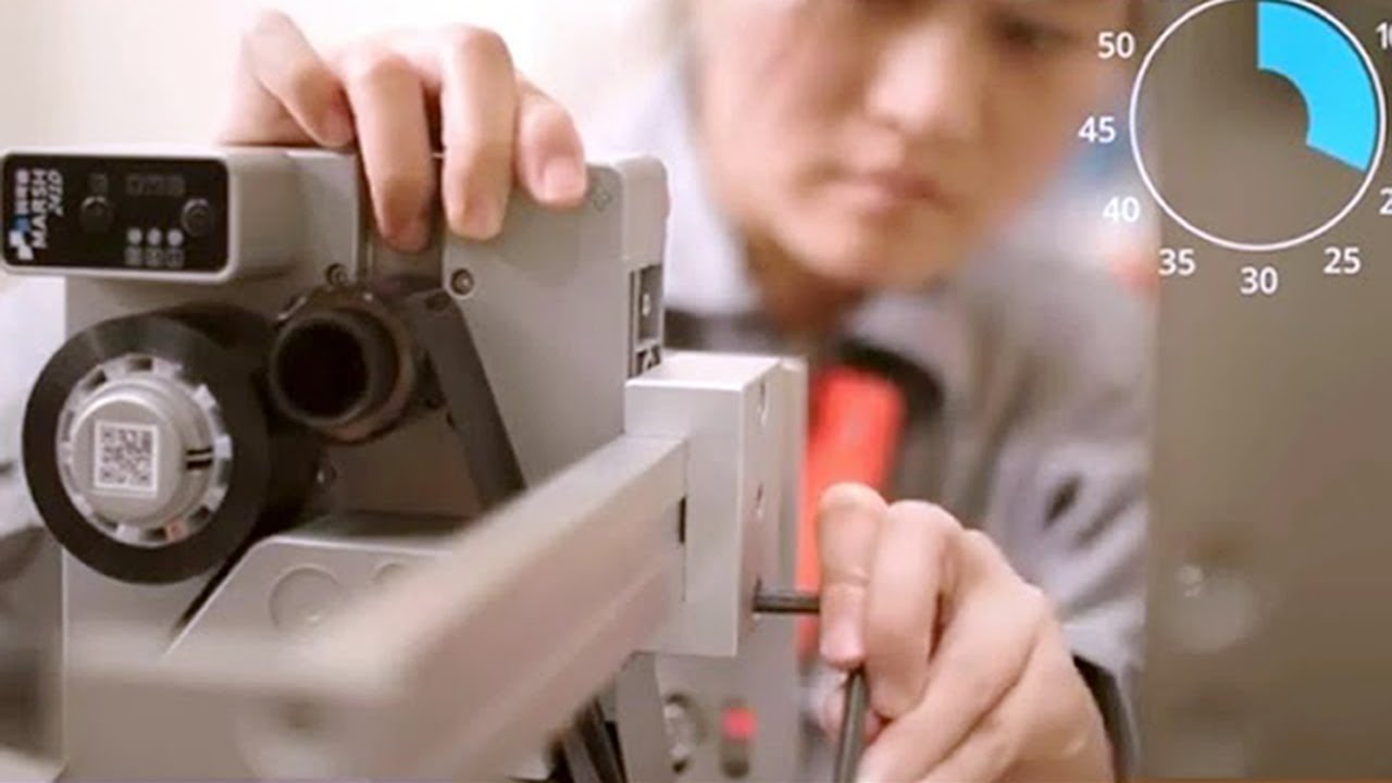 Tutorial how to change &install date coding printer for vertical packing machine