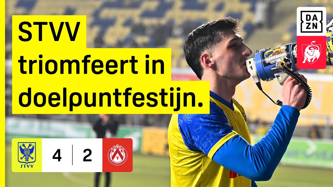 De Kanaries pakken 3️⃣ cruciale punten tegen de Kerels. 🐥 | STVV - KV Kortrijk