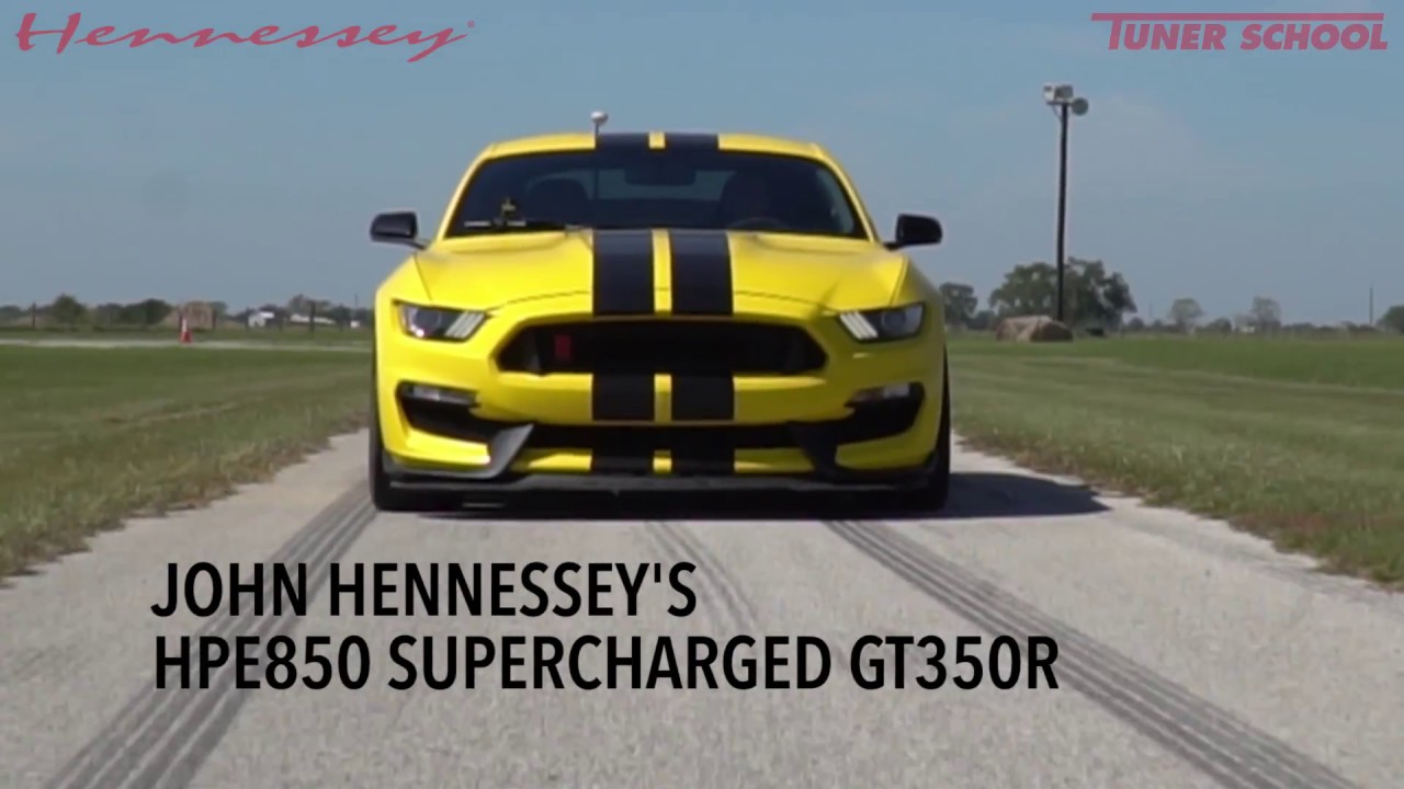 Tire Testing John Hennessey's HPE850 GT350R Mustang