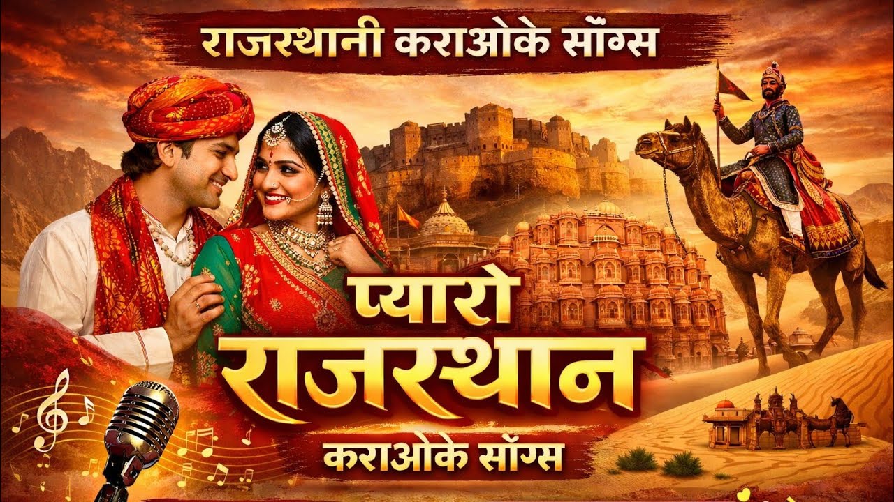 Pyaro Rajasthan Karaoke Song। प्यारो राजस्थान। @Rajasthanikaraokesongsrj33