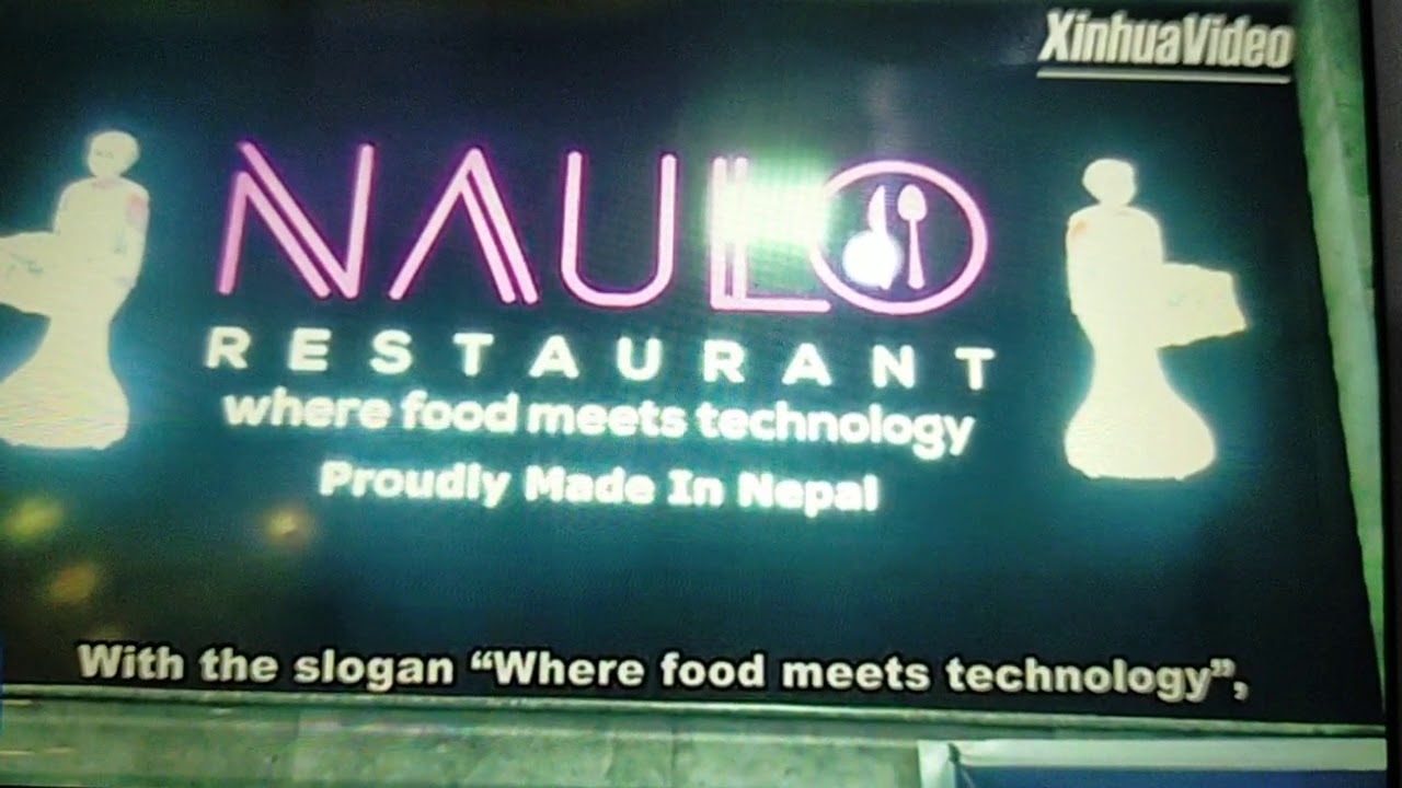 AMAZING ROBOT WAITER IN NEPAL