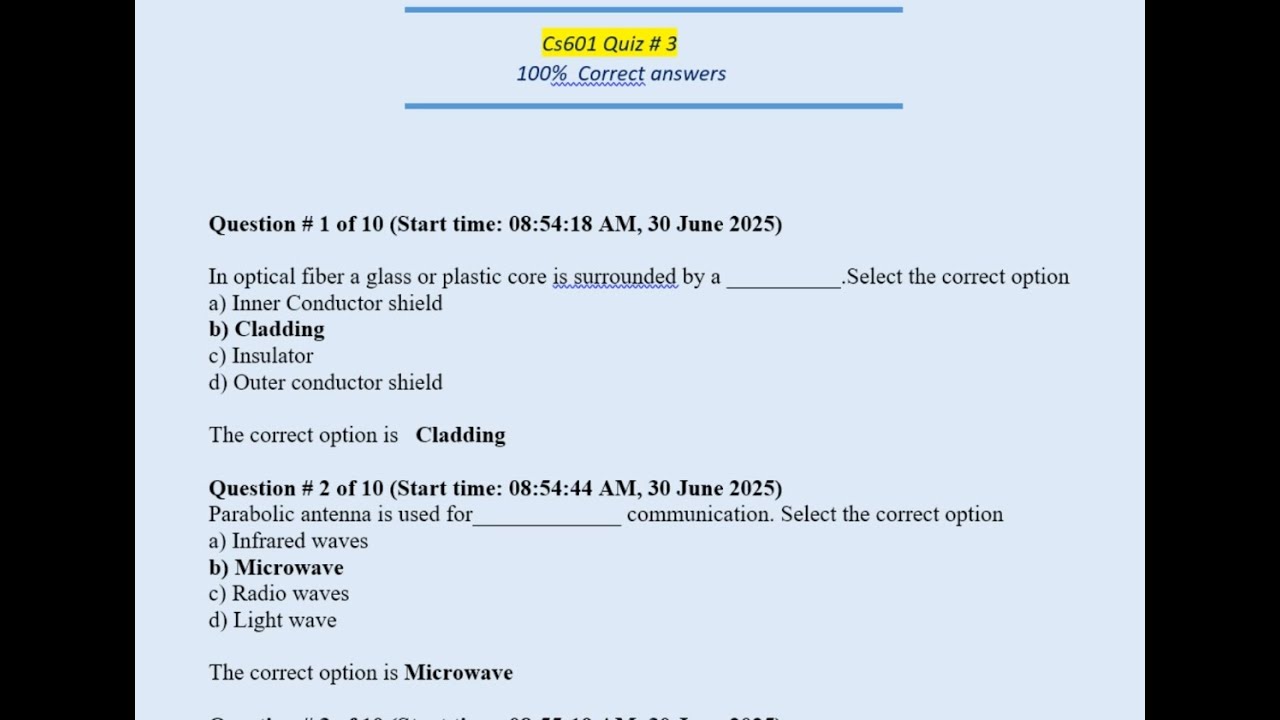 CS601 Quiz#3 2025 ,CS601 quiz #3 for final term, cs601 final term preparation