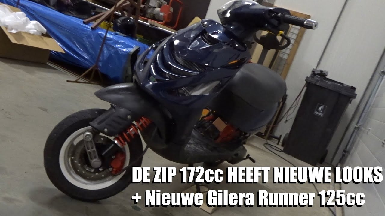 DE ZIP 172cc HEEFT NIEUWE LOOKS + NIEUWE RUNNER 125cc GEKOCHT Piaggio ZIP 172cc Build Deel 6