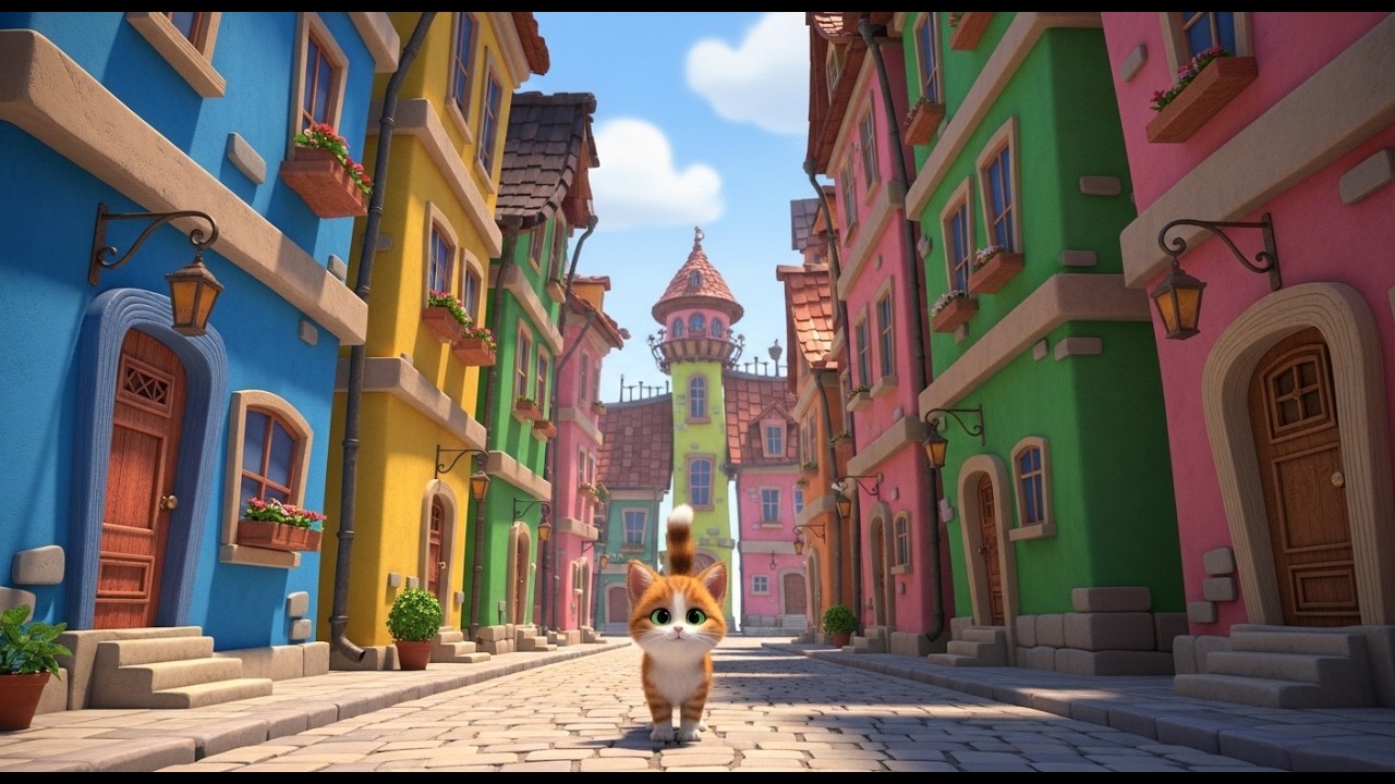 Little Pretty Kitty Meows Through the Big City 🌆 Urban Cat Adventure