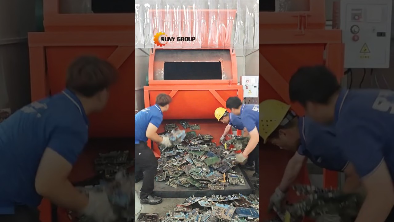PCB Desoldering Machine - Strip Boards FAST! ♻️  #PCBRecycling #Desoldering #EwasteRecycling