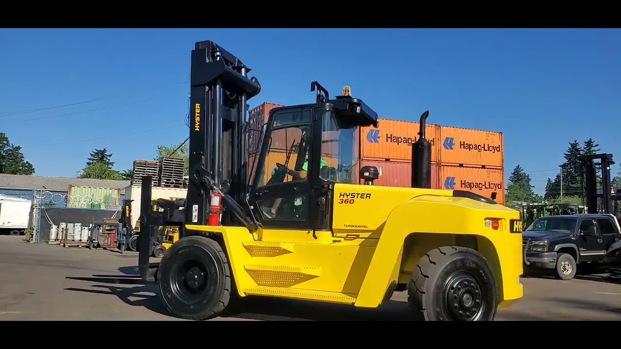 2014 Hyster H360HD2 36,000LB Forklift Demo Video