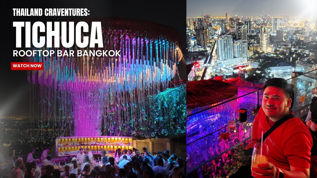 Why Everyone&rsquo;s Talking About Tichuca Rooftop Bar in Bangkok! 🤯✨ |Travel Vlog