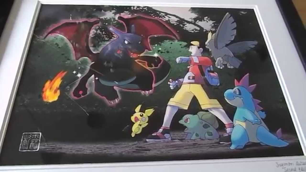 Ken Sugimori Art Collection - Chance Encounter With a Shiny Pokemon