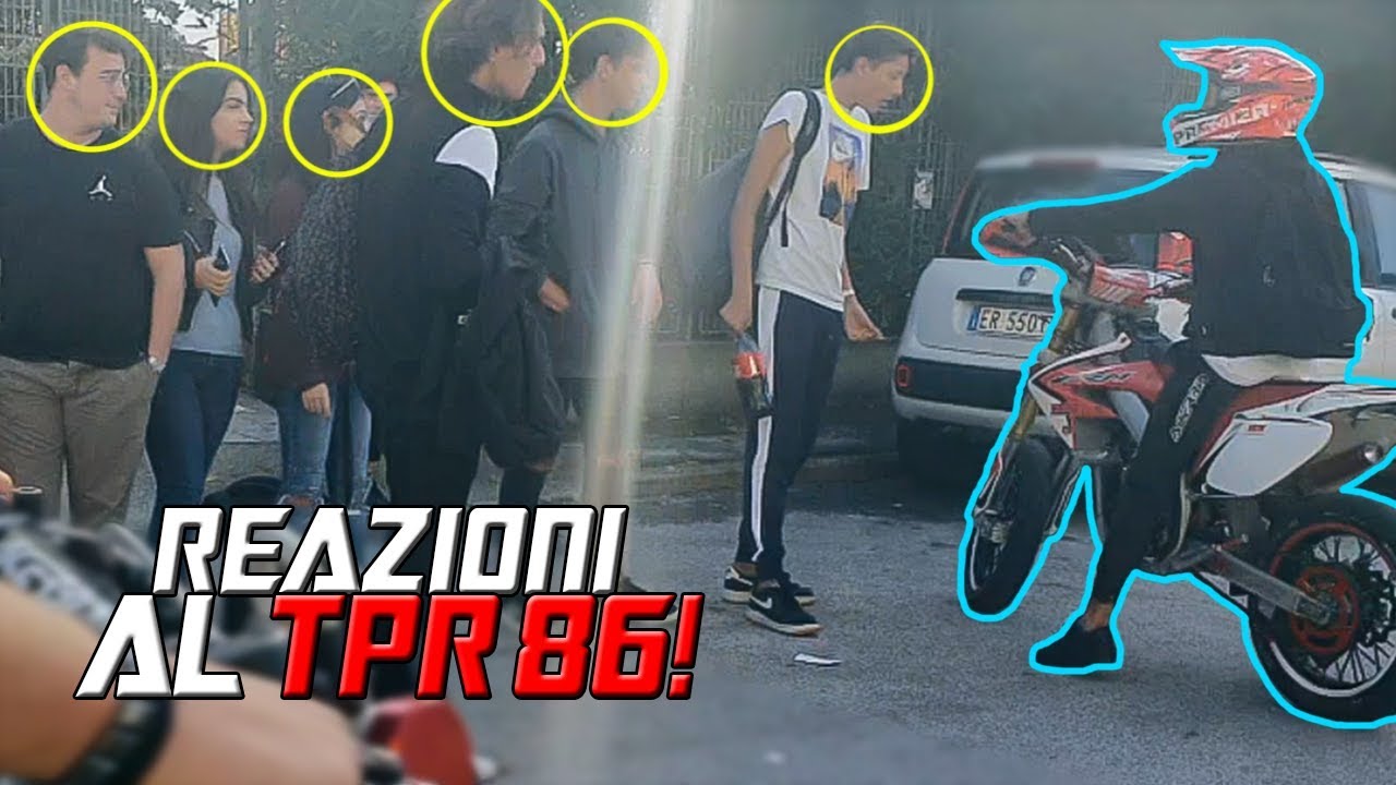 REAZIONE DEI MIEI AMICI AL TPR 86!!