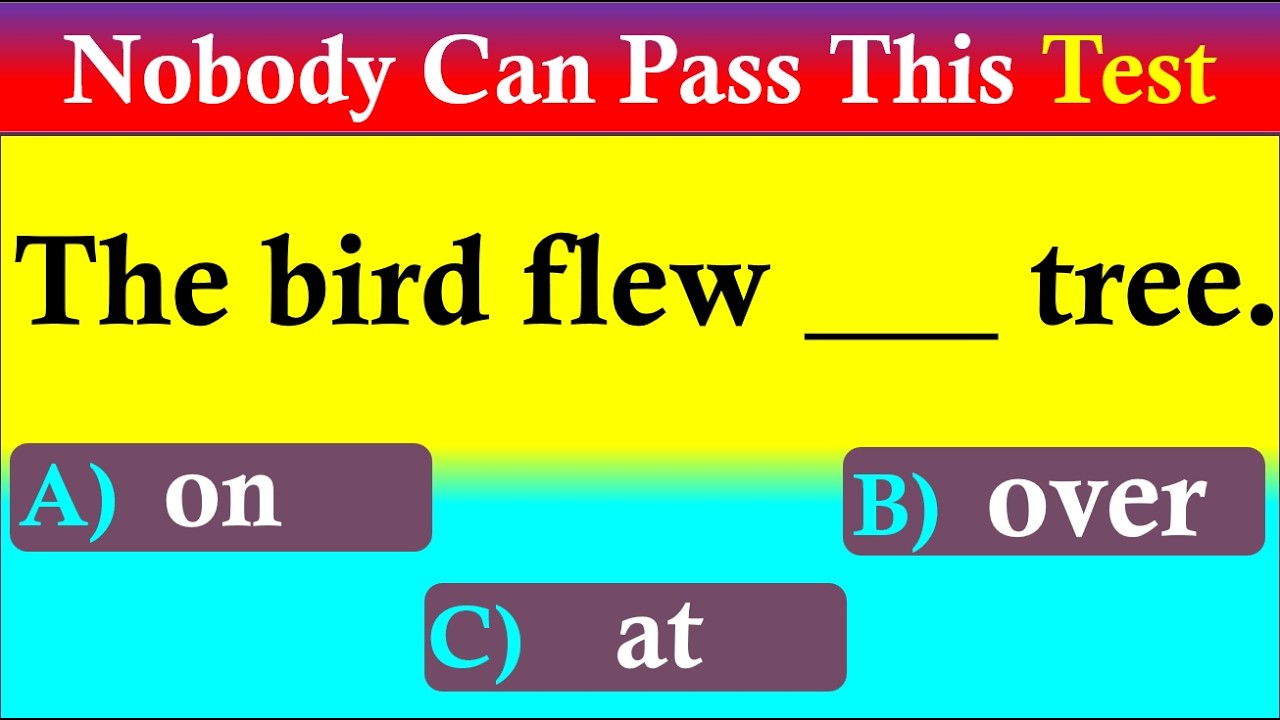 If You Pass This English Grammar Test, You're a Genius #englishgrammar