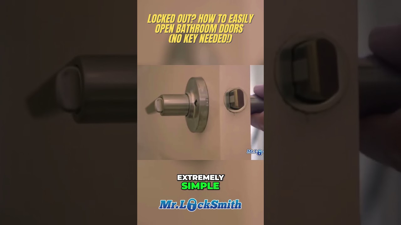 Locked Out? How to Easily Open Bathroom Doors (No Key Needed!)