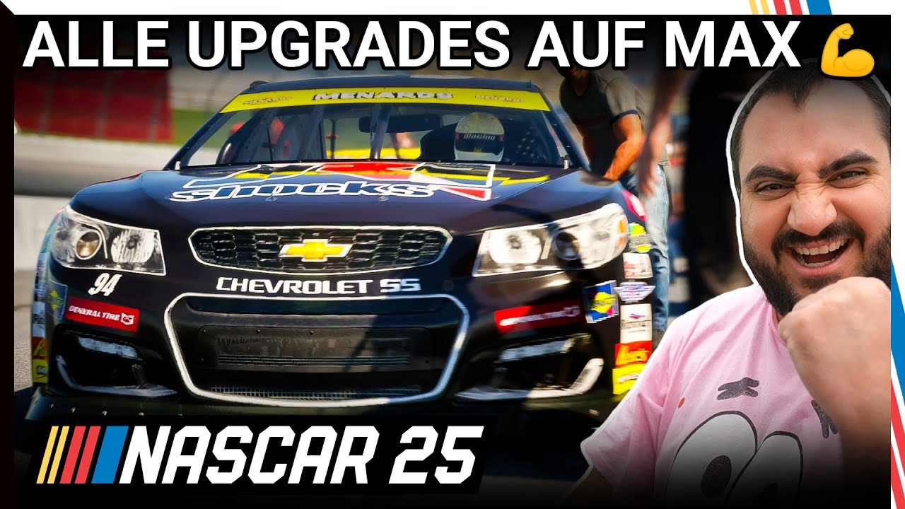 ALLE UPGRADES AUF LEVEL 5 😱 NASCAR 25 KARRIERE #13