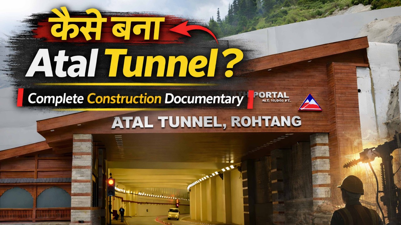 हिमालय के नीचे 9 KM लंबी सुरंग! कैसे बनी Atal Tunnel ?