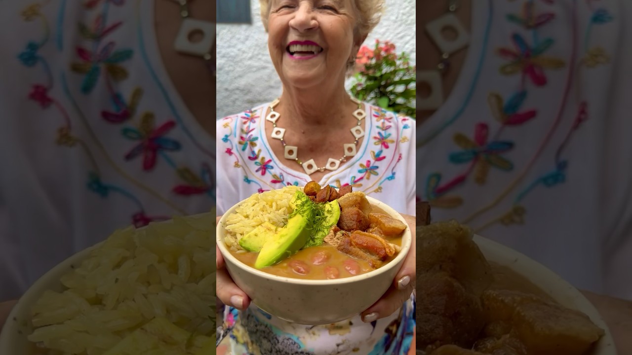 Cazuela de frijoles colombiana 🇨🇴&hearts;️ receta de la abuela &hearts;️ #receta #colombia #frijoles #comida