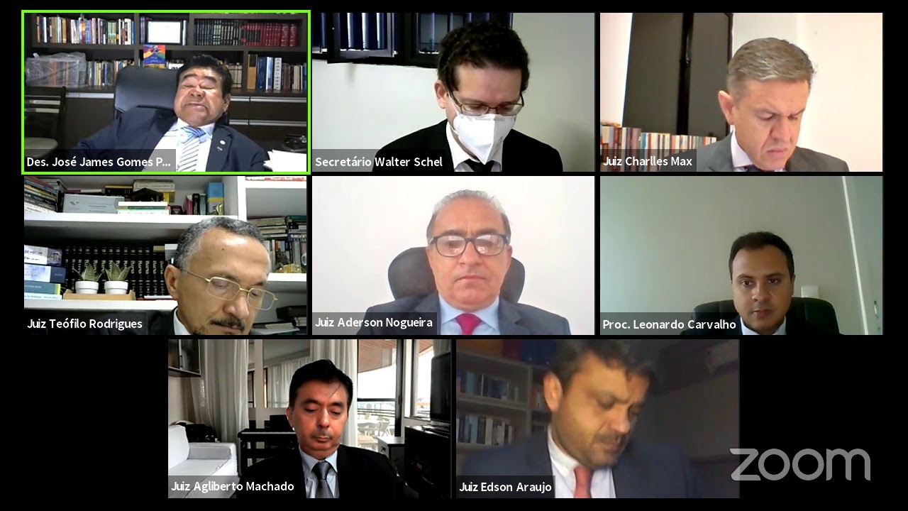Sessão Judiciária Ordinária por Videoconferência - TRE-PI 04.05.2021