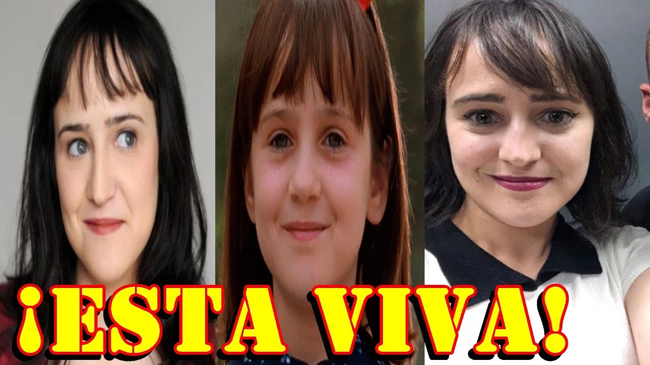 ASÍ VIVE MARA WILSON LA DE MATILDA  ''ESTA VIVA '' CASI 30 AÑOS DESPUES
