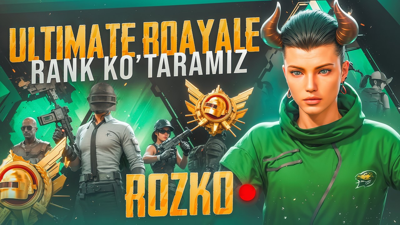TOFON RAZE ROZKO BARON ULTIMATE ROYALE RANK UP➤🇺🇿🔥- PUBG MOBILE