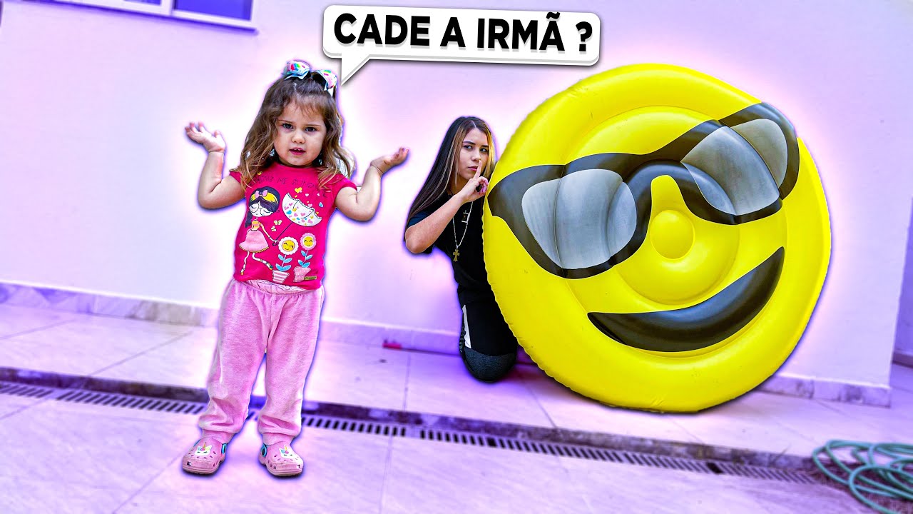 PASSEI O DIA ME ESCONDENDO DA MINHA IRMÃZINHA E ELA FICOU BRAVA !