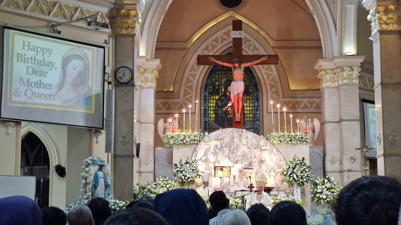 Celebrating Blessed Virgin Mother Mary's Birthday @All Saints Church Borella 8/9/25 with Cardinal 