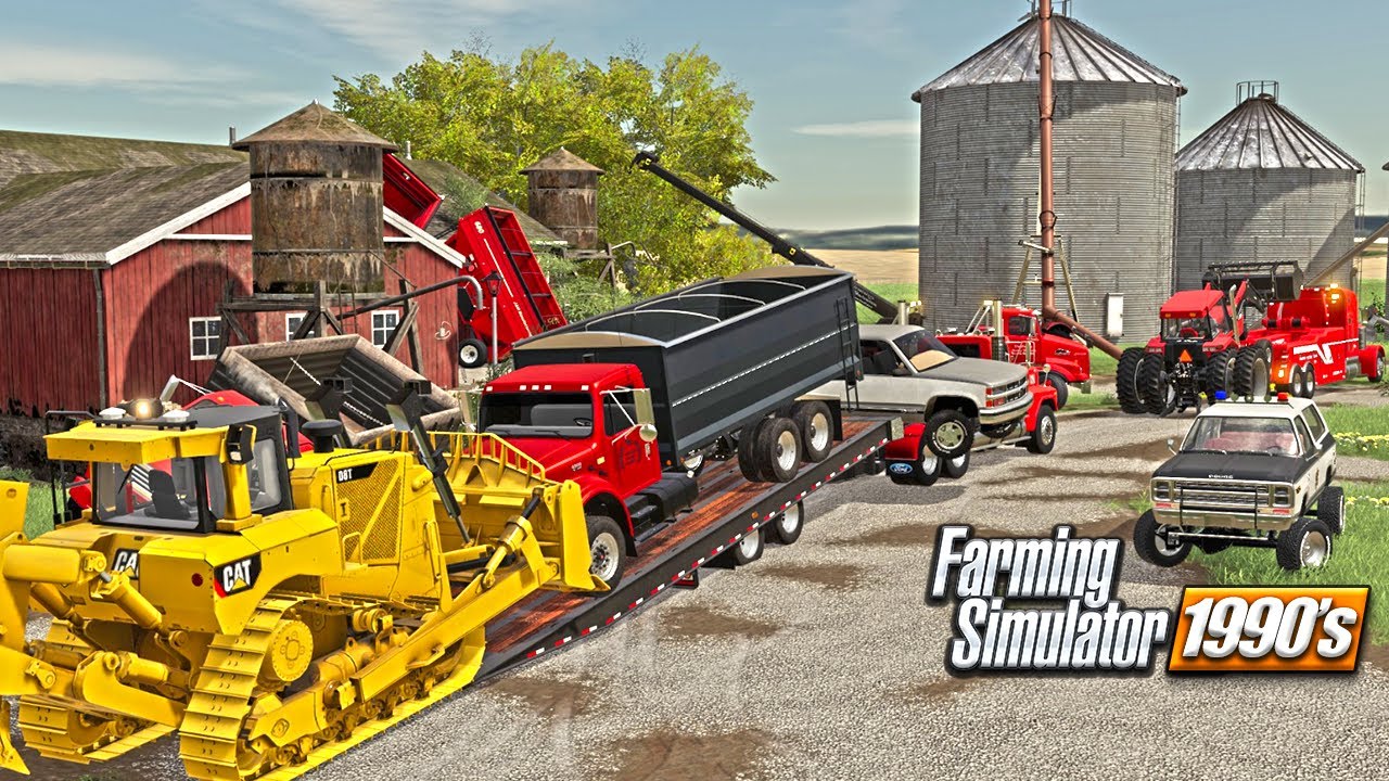 SCRAPPING EQUIPMENT | FARM CLEANUP (TORNADO DAMAGE) 90's ERA | FARMING SIMULATOR 19