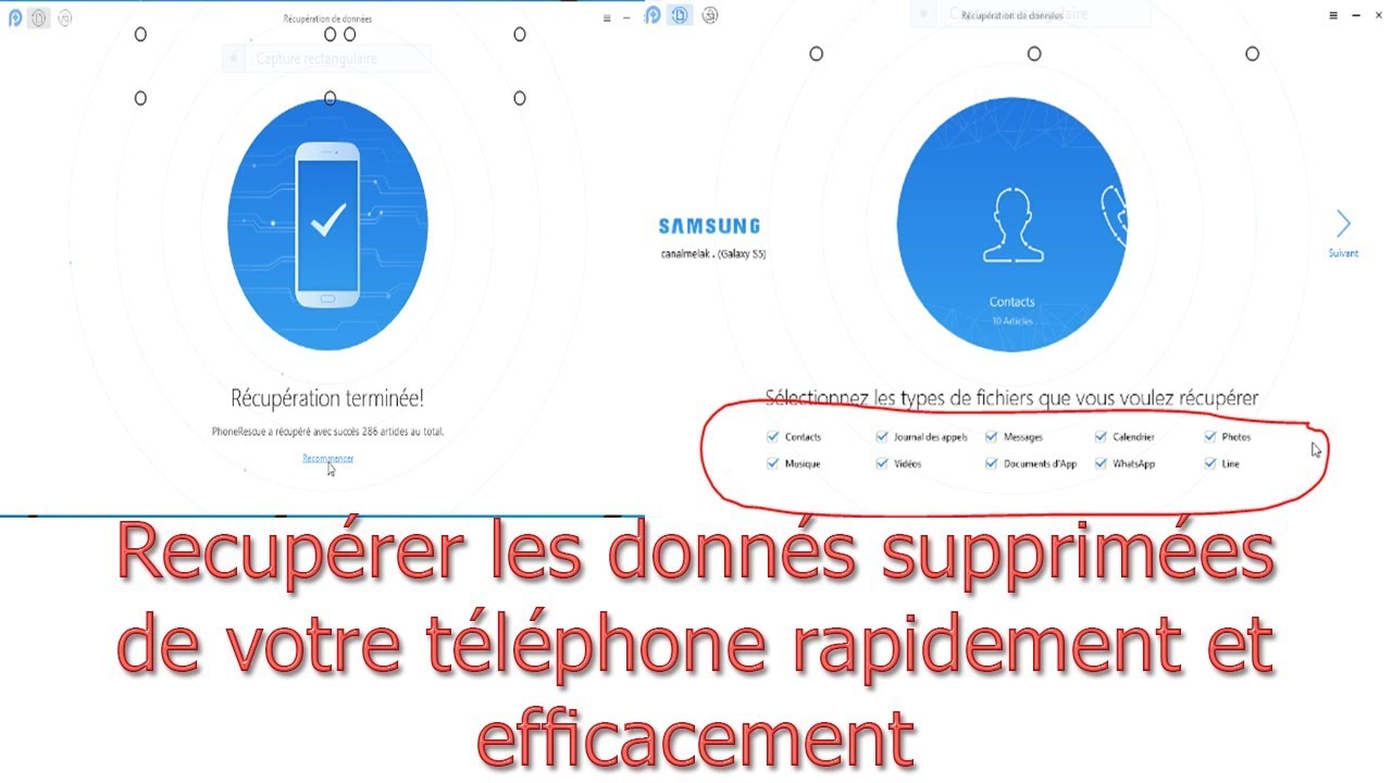 récupérer les donnés supprimées de votre téléphone rapidement et efficacement