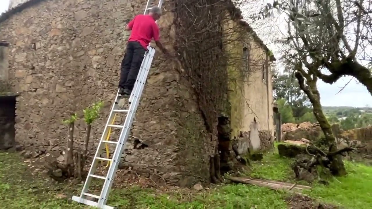 LIMPANDO A NOSSA RUINA  EM PORTUGAL—-Se inscreva e seja Benvindo.